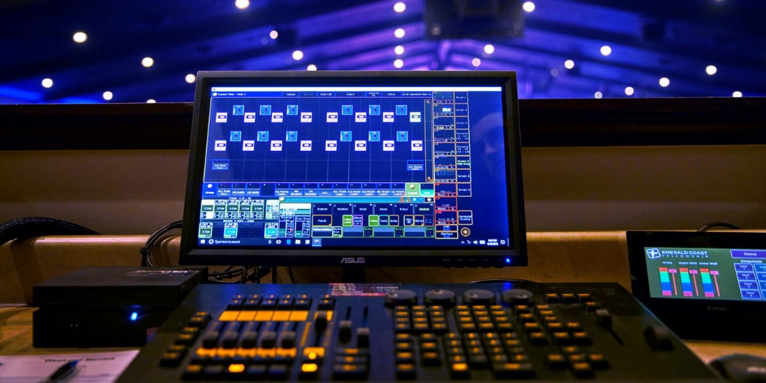 Our professional stage lighting systems control panels are easy to manage with proper training.