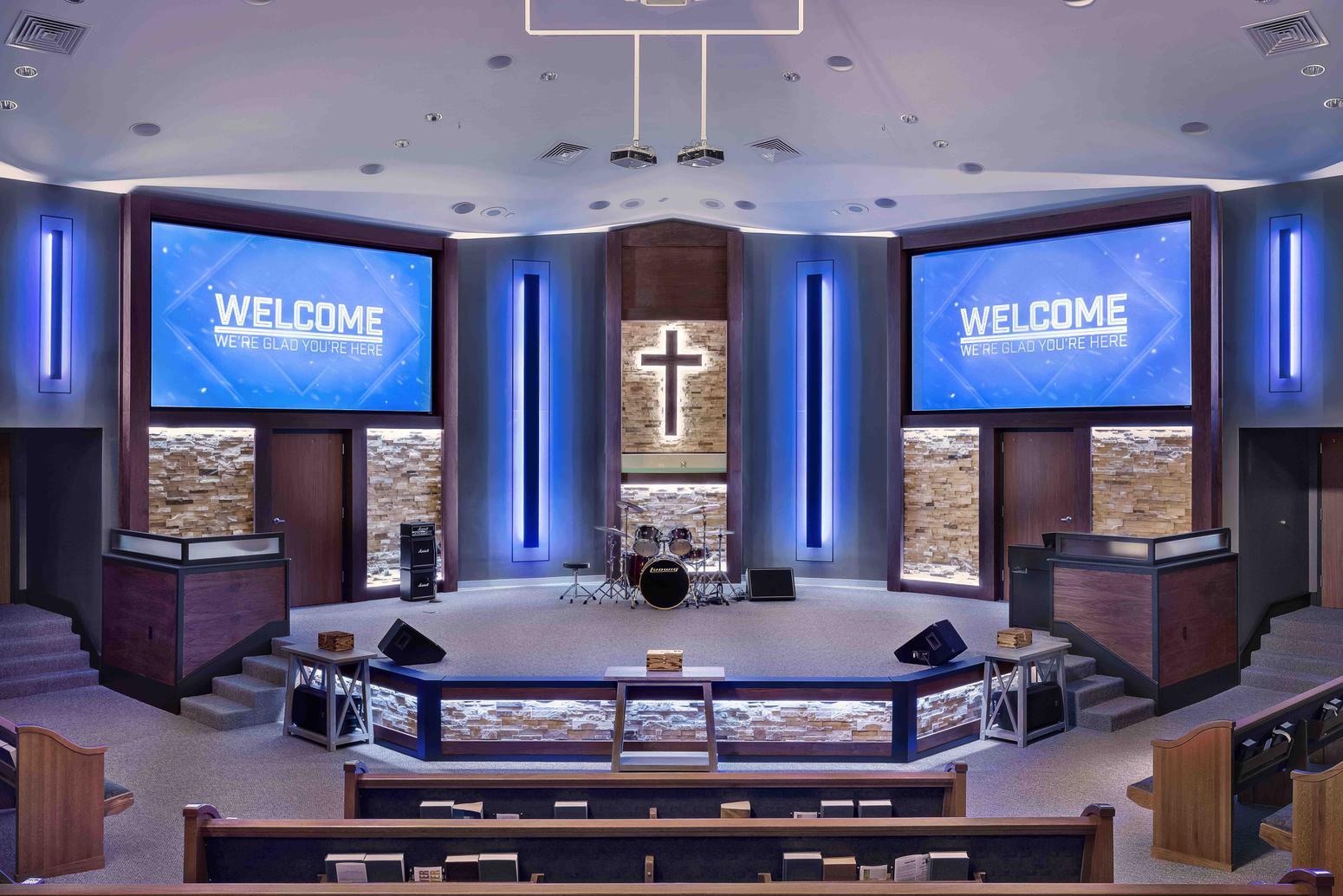 Small Modern Church Sanctuary Church Design Archives Religious