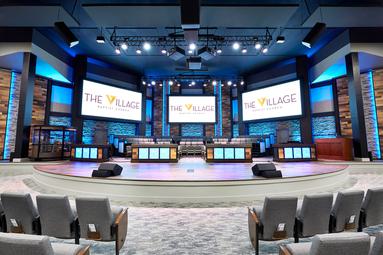 Audio video systems like this one for the Village Baptist Church provide an incredible experience.
