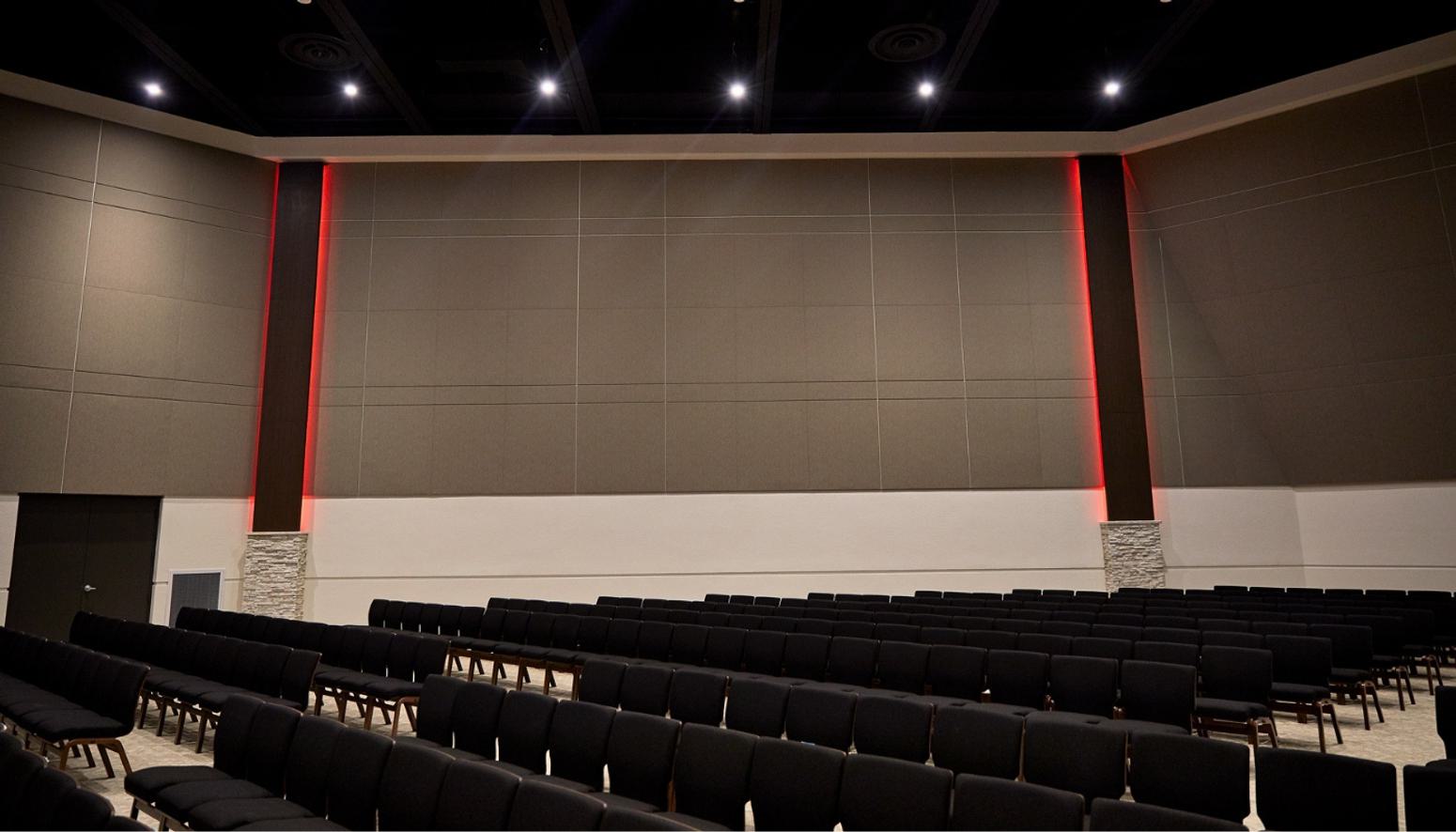 These acoustic solutions for churches were built by acoustic company Paragon 360.