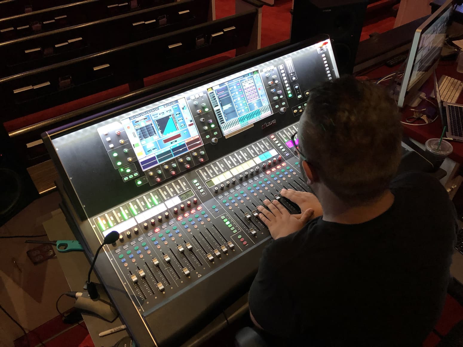 AVL sound is no problem with the right sound design equipment, like this sound board.